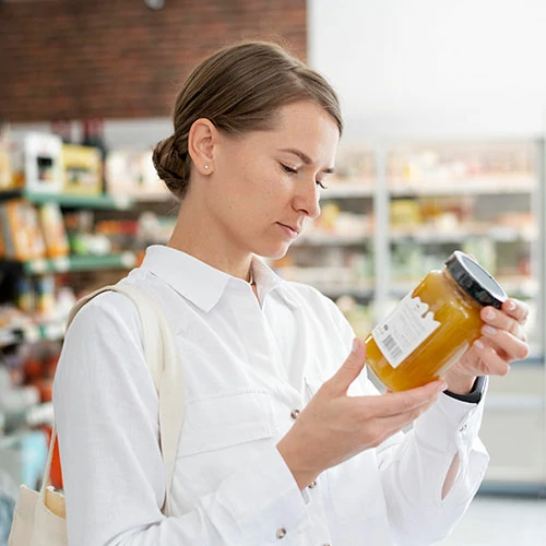 جاستروزيرو - ملصقات المواد الغذائية